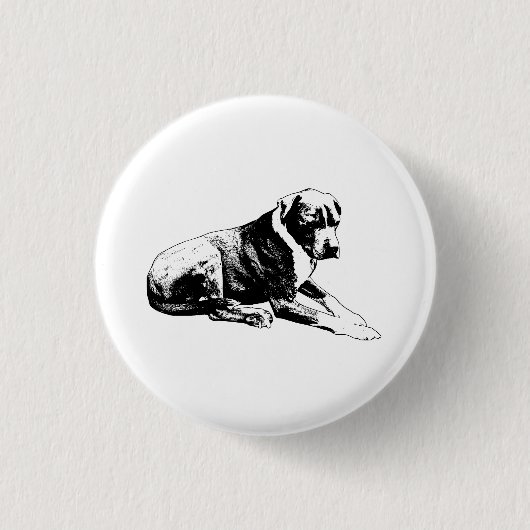 Contour Vrede, Moderne Stemming Ronde Button 3,2 Cm (Voorkant)