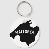 contourictogram van mallorca spanje sleutelhanger (Voorkant)