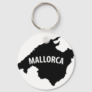 contourictogram van mallorca spanje sleutelhanger
