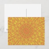 Contourpatroon EARTH Element Briefkaart (Voorkant / Achterkant)