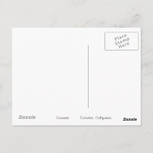 Contours Briefkaart (Achterkant)