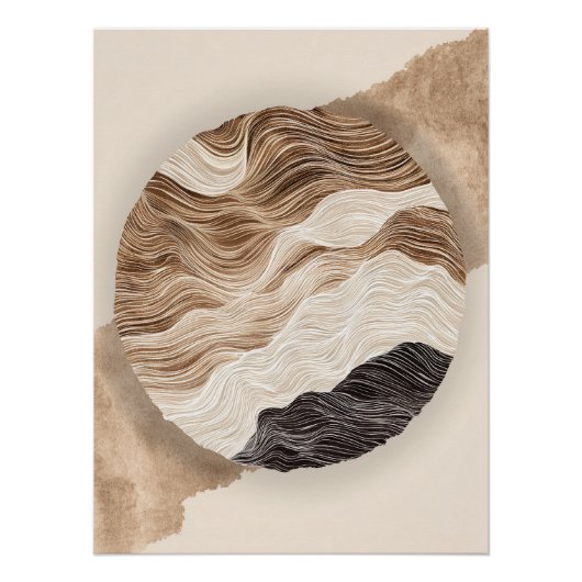 Contours of Silence Perfect Poster (Voorkant)