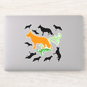 Contourstickers Duitse Herdershond Sticker