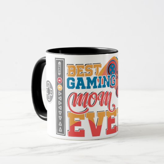 Contra Cheat Code Best Gaming mam Koffie Mok (Voorkant links)