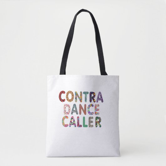 Contra Dance-bezoeker Tote Bag (Voorkant)