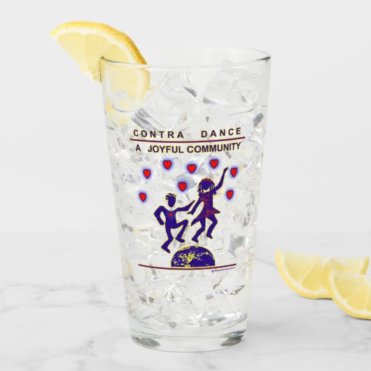 Contra Dance Bierglas Glas (Voorkant ijs)