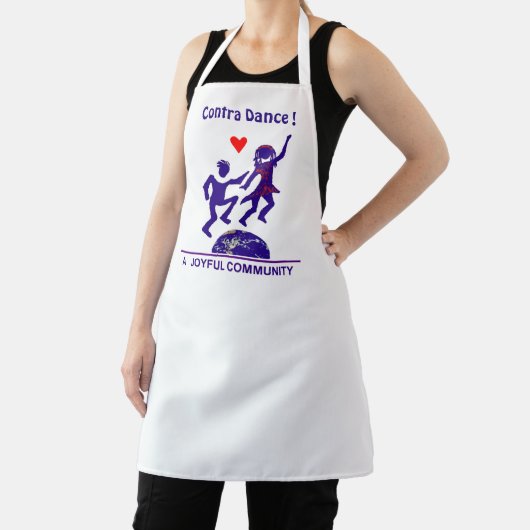 Contra Dance Gifts Adult Apron Schort (Insitu)