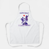 Contra Dance Gifts Adult Apron Schort (Voorkant)