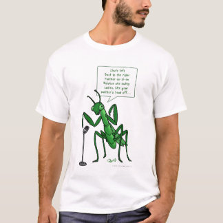 Contra Dance Praying Mantis Caller T-shirt