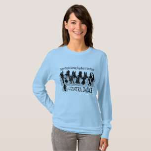 Contra Dance - Women's Long Slaped T-shirt