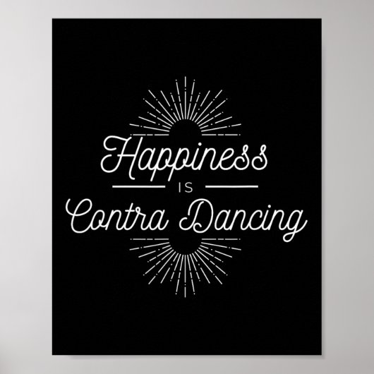 Contra Dancing Poster (Voorkant)