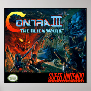 Contra III - Alien Wars Poster