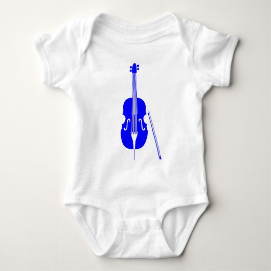 Contrabas - Blauw Romper (Voorkant)