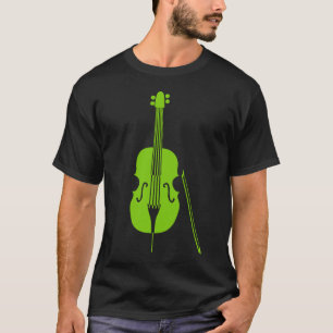 Contrabas - Martiaans groen T-shirt