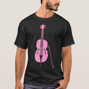 Contrabas - Roze T-shirt