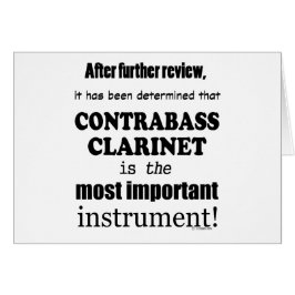 Contrabass Clarinet Belangrijkste instrument