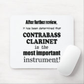 Contrabass Clarinet Belangrijkste instrument Muismat (Met muis)