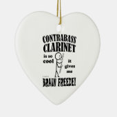 Contrabass Clarinet, Brain Freeze Keramisch Ornament (Rechts)