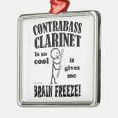 Contrabass Clarinet, Brain Freeze Metalen Ornament (Links)