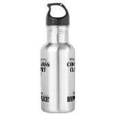 Contrabass Clarinet Happy Place Waterfles (Achterkant)