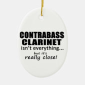 Contrabass Clarinet is niet alles Keramisch Ornament (Voorkant)