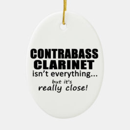 Contrabass Clarinet is niet alles Keramisch Ornament