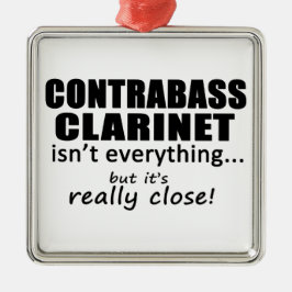 Contrabass Clarinet is niet alles Metalen Ornament