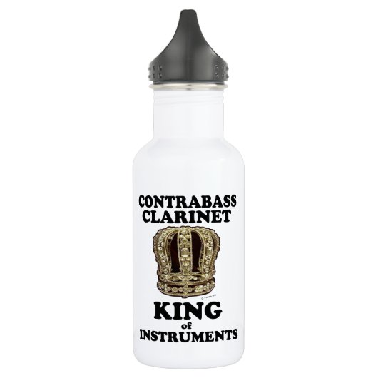 Contrabass Clarinet King of Instruments Waterfles (Links)