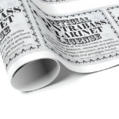 Contrabass Clarinet-licentie Cadeaupapier (Rol Hoek)