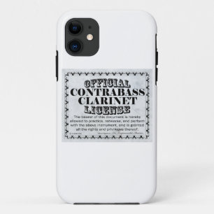 Contrabass Clarinet-licentie Case-Mate iPhone Case