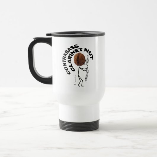Contrabass Clarinet Nut Travel Mug Reisbeker (Links)
