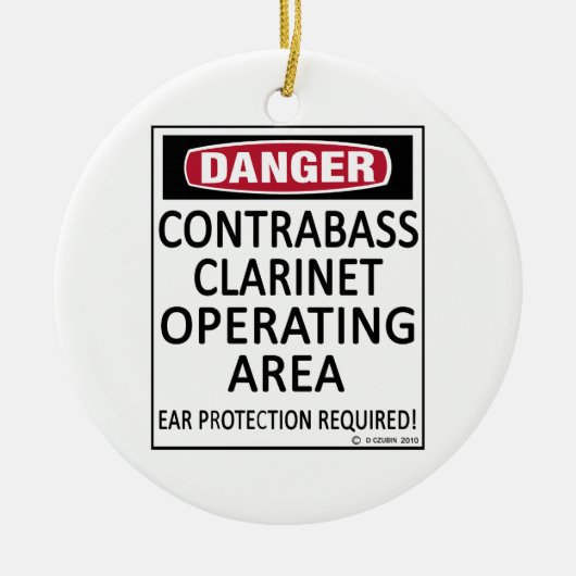 Contrabass Clarinet Operating Area Keramisch Ornament (Voorkant)
