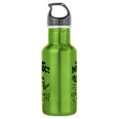 Contrabass Clarinet voelt de muziek Waterfles (Achterkant)