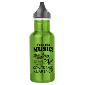 Contrabass Clarinet voelt de muziek Waterfles (Links)