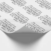 Contrabass Clarinet Voices zegt dat hij moet spele Cadeaupapier (Hoek)