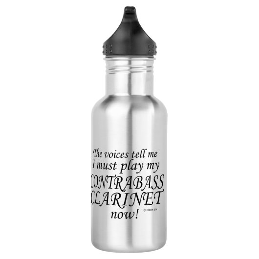 Contrabass Clarinet Voices zegt dat hij moet spele Waterfles (Rechts)