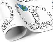 Contrabass Clarinet - Wereld revolt rond Cadeaupapier (Rol Hoek)