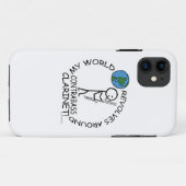Contrabass Clarinet - Wereld revolt rond Case-Mate iPhone Case (Achterkant (horizontaal))