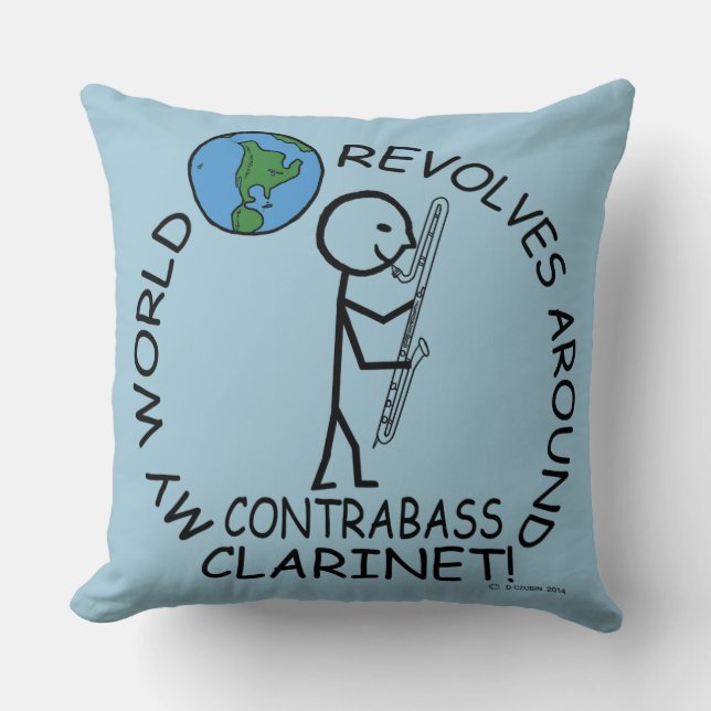 Contrabass Clarinet - Wereld revolt rond Kussen (Voorkant)