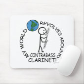 Contrabass Clarinet - Wereld revolt rond Muismat (Met muis)