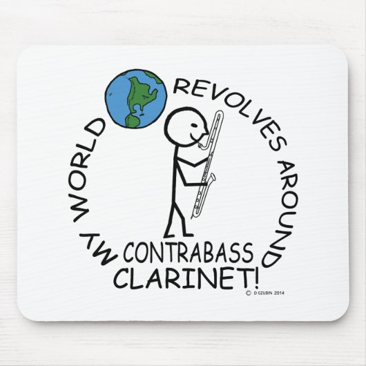 Contrabass Clarinet - Wereld revolt rond Muismat (Voorkant)