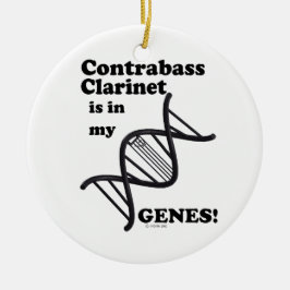 Contrabass Clarinet zit in mijn genen Keramisch Ornament