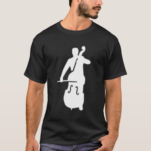 Contrabass Double-Bass Player T-shirt (Voorkant)