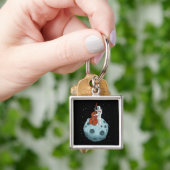 Contrabass Jazz Music Upright Bass Double Bass Sleutelhanger (Hand)