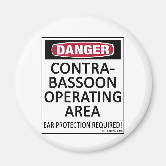 Contrabasson in het operatiegebied magneet (Voorkant)