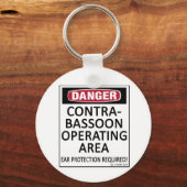 Contrabasson in het operatiegebied sleutelhanger (Voorkant)