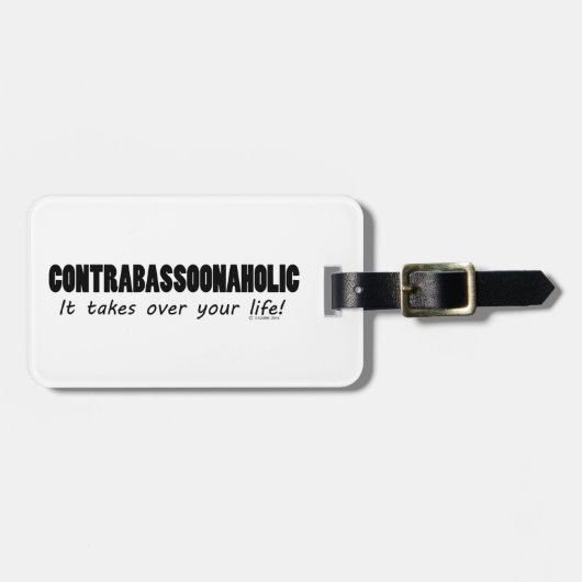 Contrabassonafolic life bagagelabel (Voorkant horizontaal)