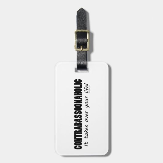 Contrabassonafolic life bagagelabel (Voorkant verticaal)