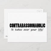 Contrabassonafolic life briefkaart (Voorkant / Achterkant)