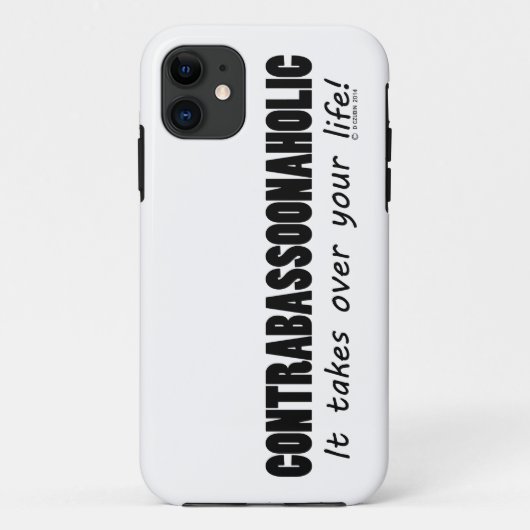 Contrabassonafolic life Case-Mate iPhone case (Achterkant)
